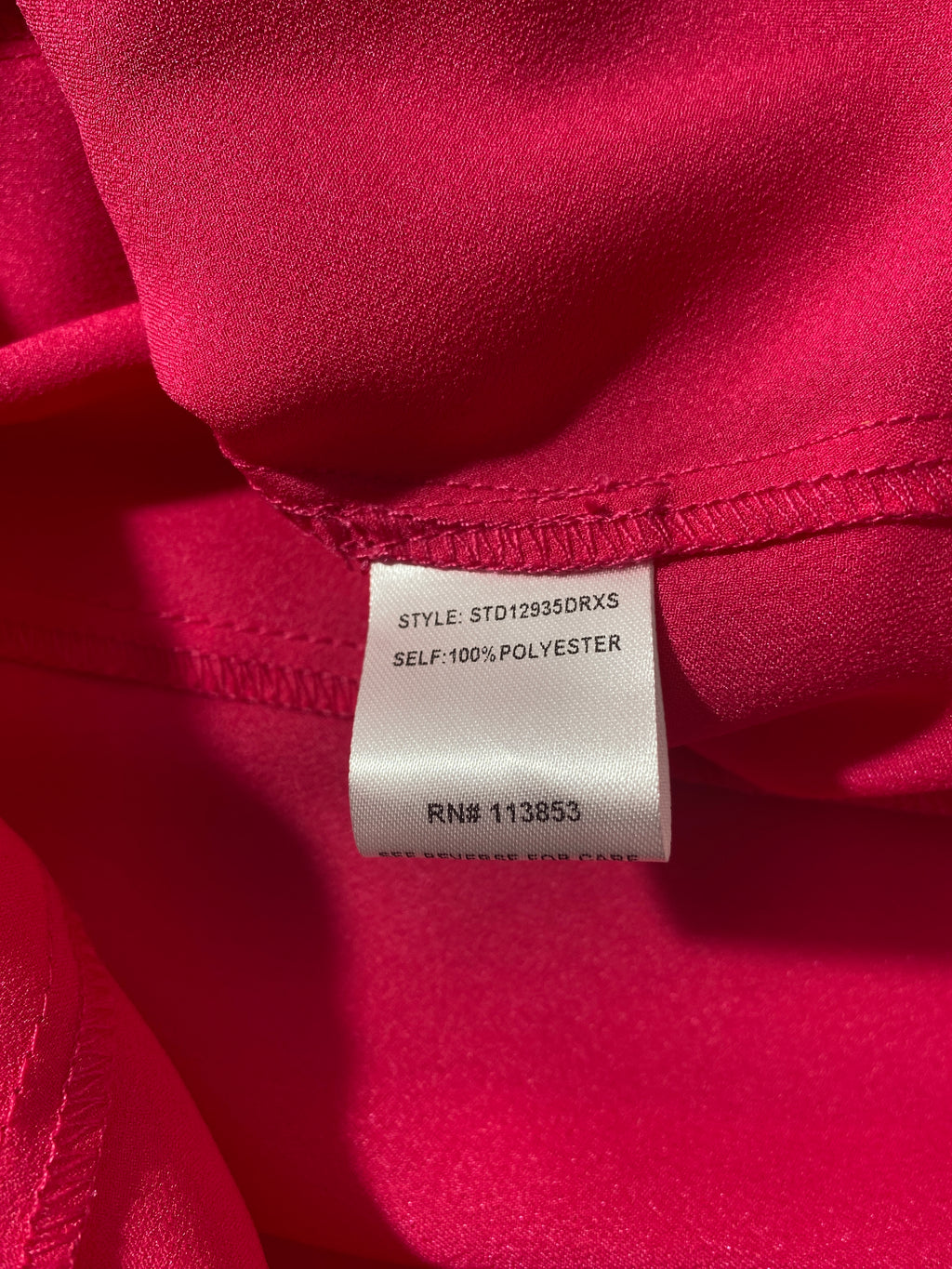 NEW Plus Size Women's SugarLips Fuschia Ruffle Mini 3/4 Sleeve Dress $79