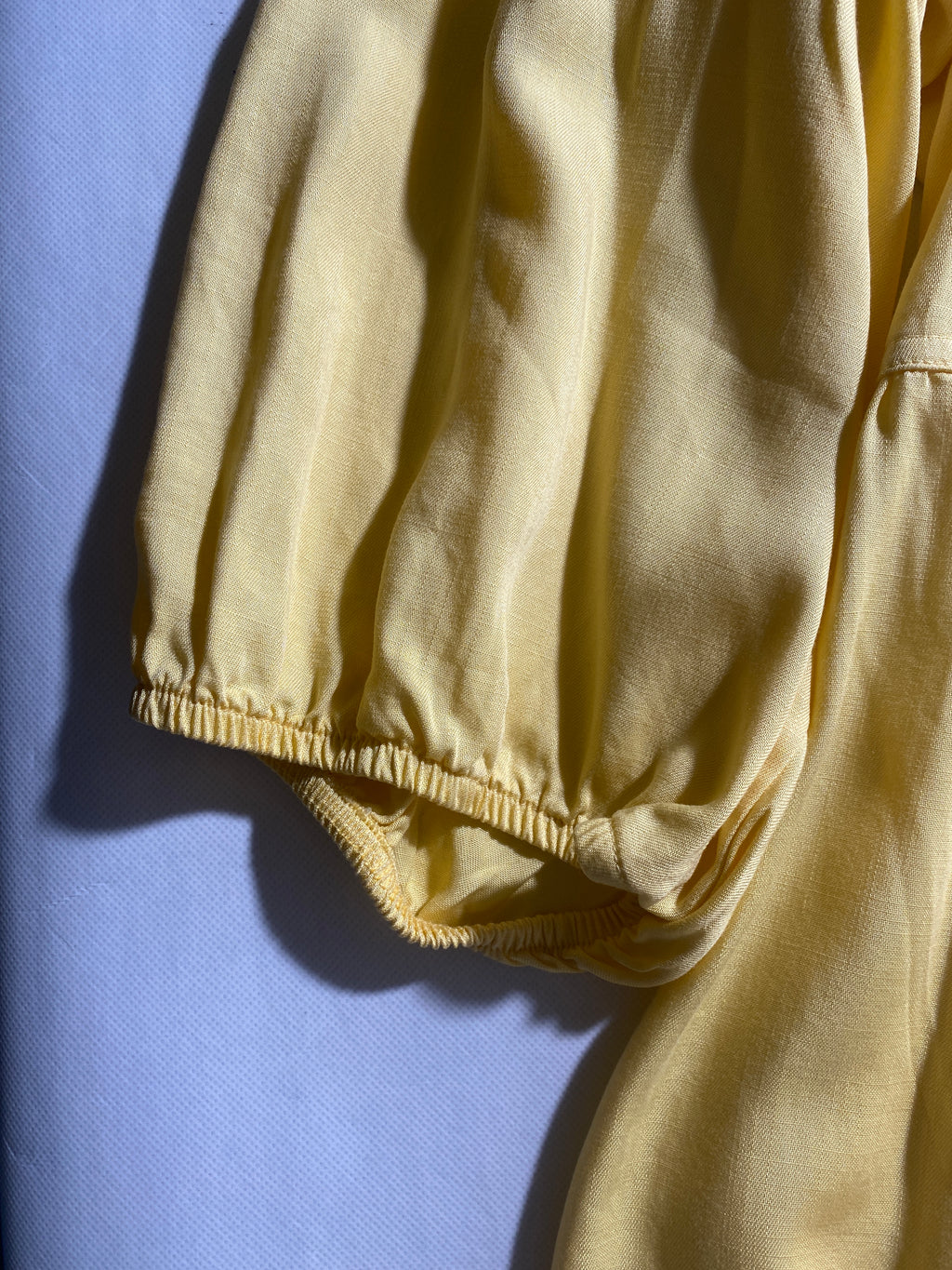 NEW Plus Size 3X Nurture by Westbound 3/4 Sleeve Tiered Short Dress Yellow $89