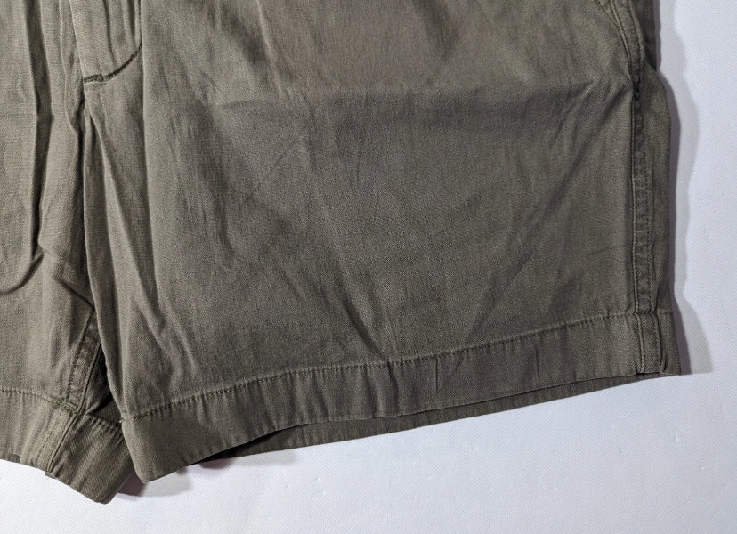NEW Size 40 Men's Cremieux Atlantic Khaki Shorts 6" Inseam Drawstring Olive