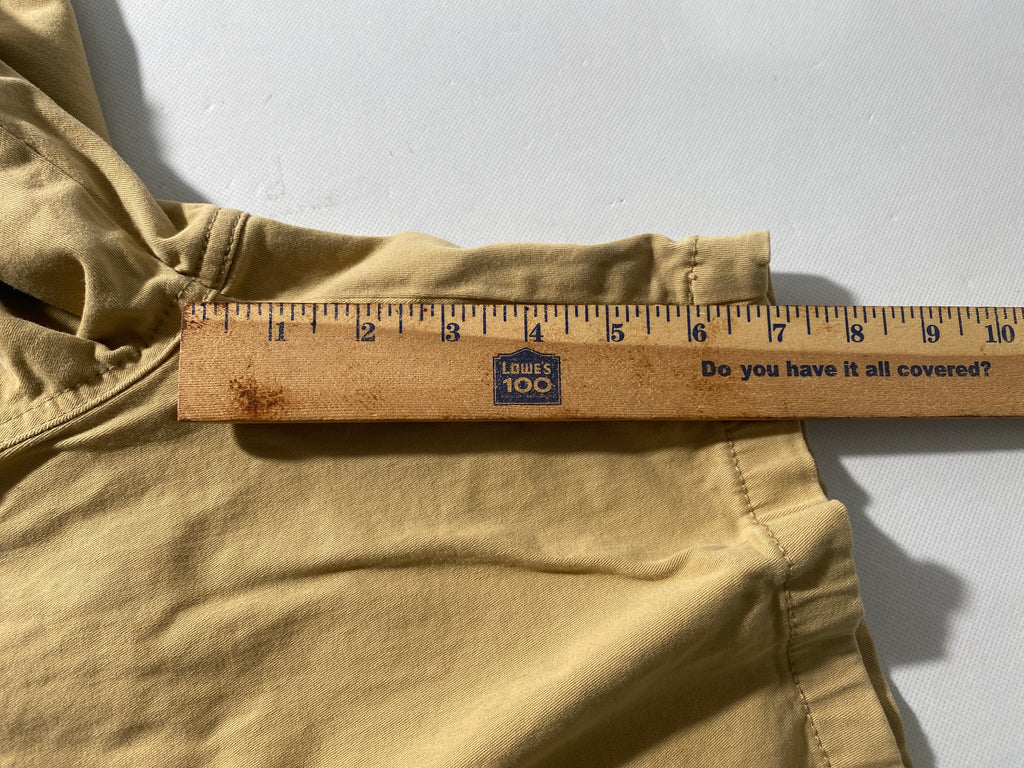 NWOT Mens Size L US Polo Assn Casual Shorts  7”I Cotton Spandex Drawstring Khaki