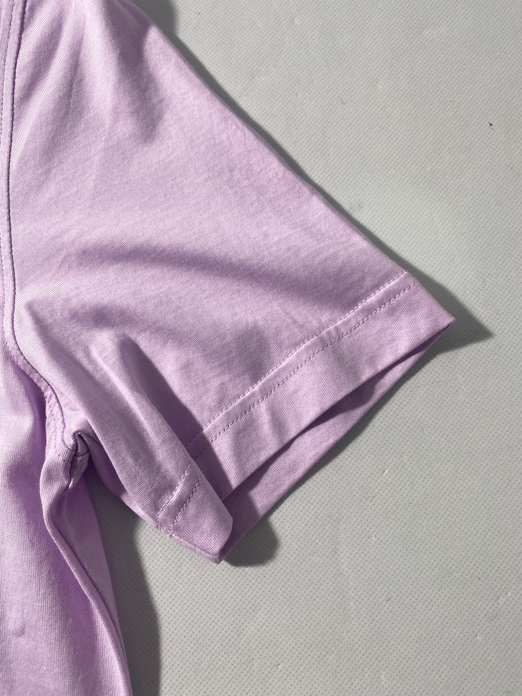 NEW Size S Mens Murano Short Sleeve Button Front Shirt Slim Fit Cotton Lilac $80