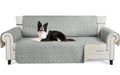 NEW- RBSC Home 46" Couch Cover Dark Grey Waterproof Slipcover For Leather Sofa