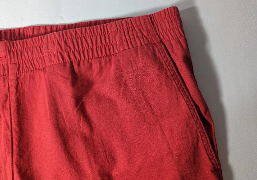 NEW Size 40 Men's Cremieux Atlantic Khaki Shorts 6" Inseam Drawstring Burnt Red