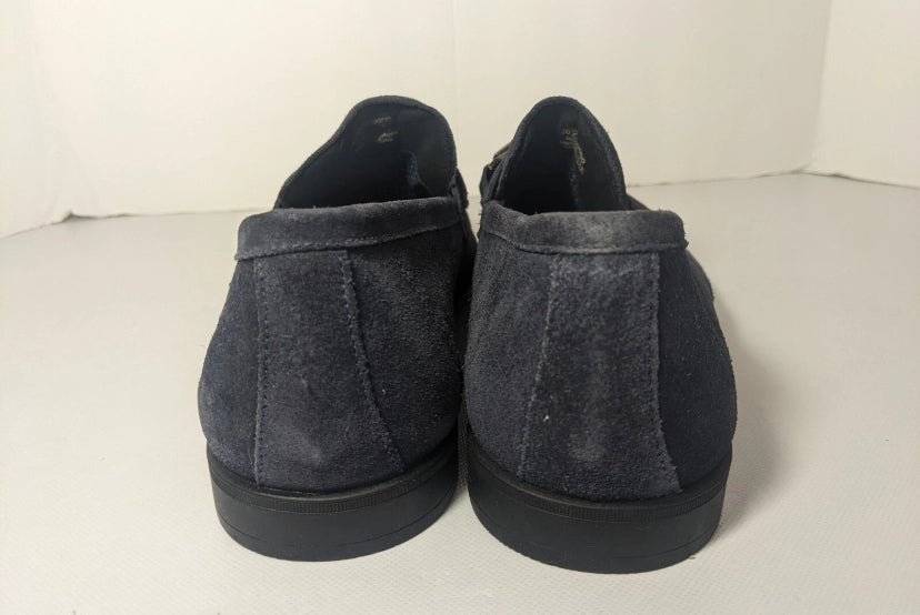 NEW- Men's Size 10M Section X Shoes Slip-on 602SX0000 (Leather & Manmade) Navy