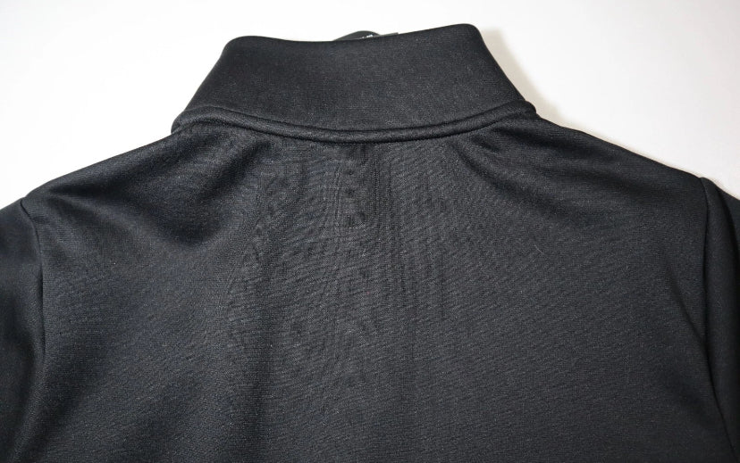 NWT NEW Small Solaris Men's 1/4 Zip Pullover Sweater Wicking Black MSRP $55