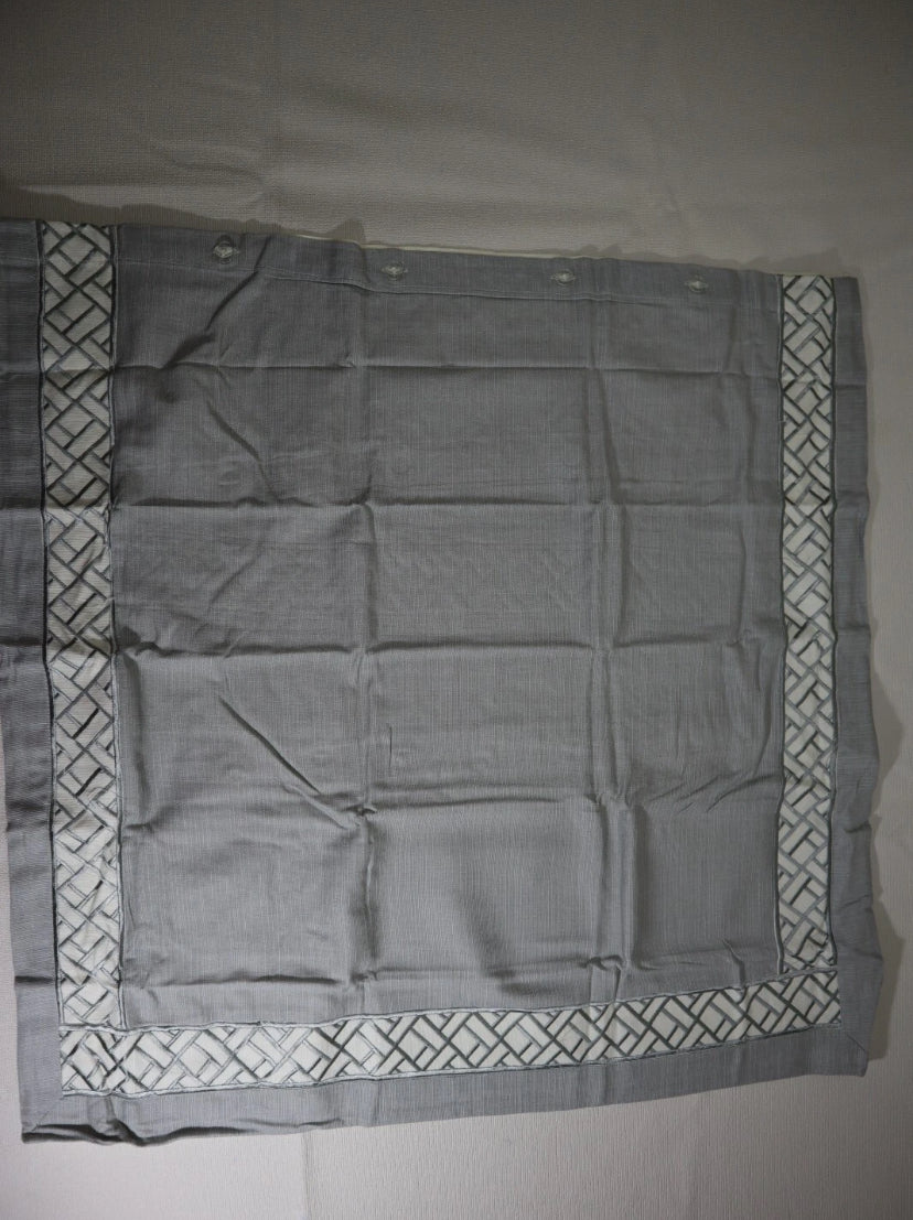 NWT NEW ROSE TREE EURO Sham Madura Gray Cotton MSRP: $79