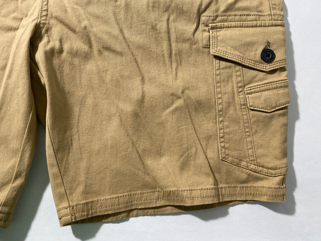 NEW Mens Size 42 Iron Co. Cargo Short Cotton Blend 9"I W/ Cloth Belt Boardwalk