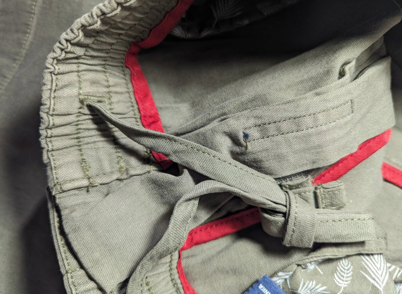 NEW Size 40 Men's Cremieux Atlantic Khaki Shorts 6" Inseam Drawstring Olive