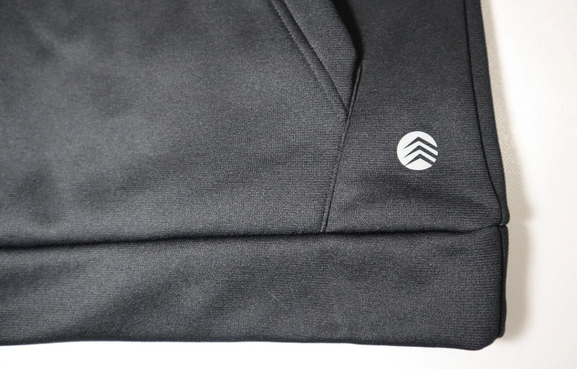 NWT NEW Small Solaris Men's 1/4 Zip Pullover Sweater Wicking Black MSRP $55