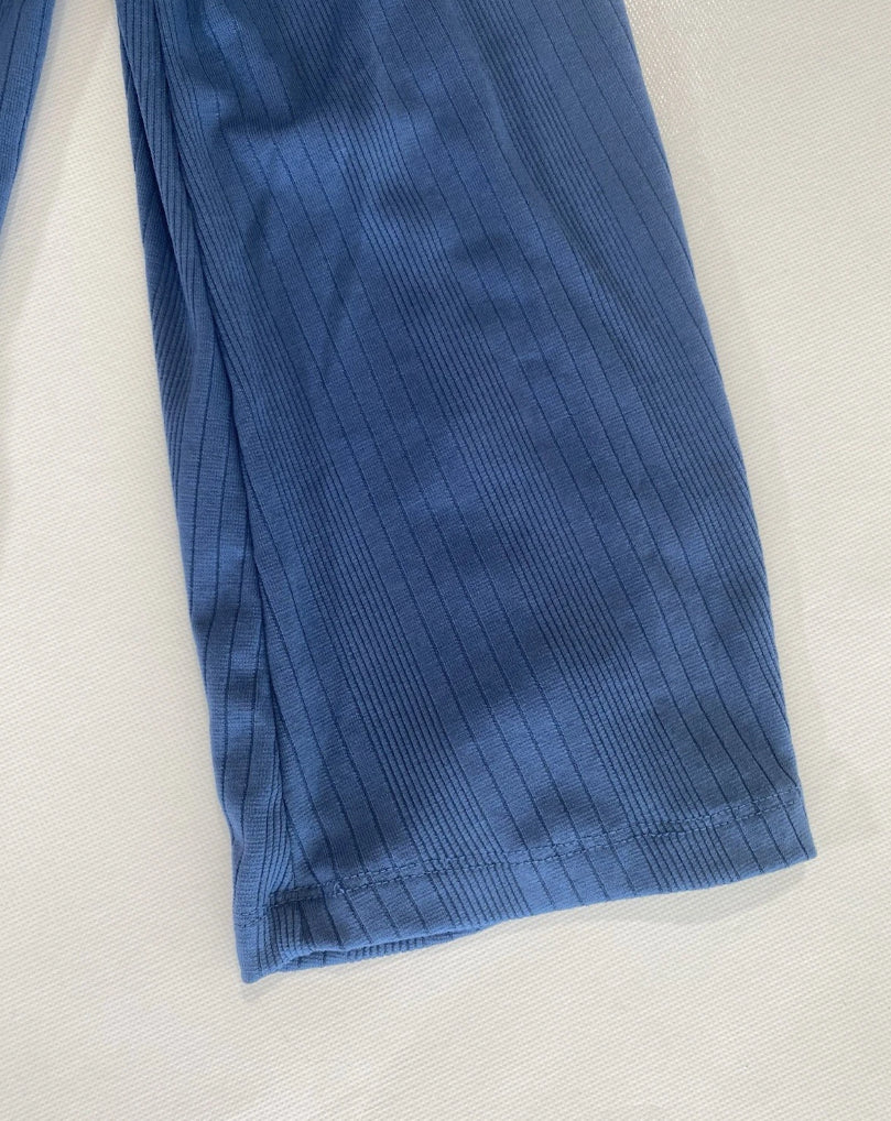 NEW Jessica Simpson Plus Size 2X Keyhole Bell-S Ribbed Tunic Top Sargass Sea $70