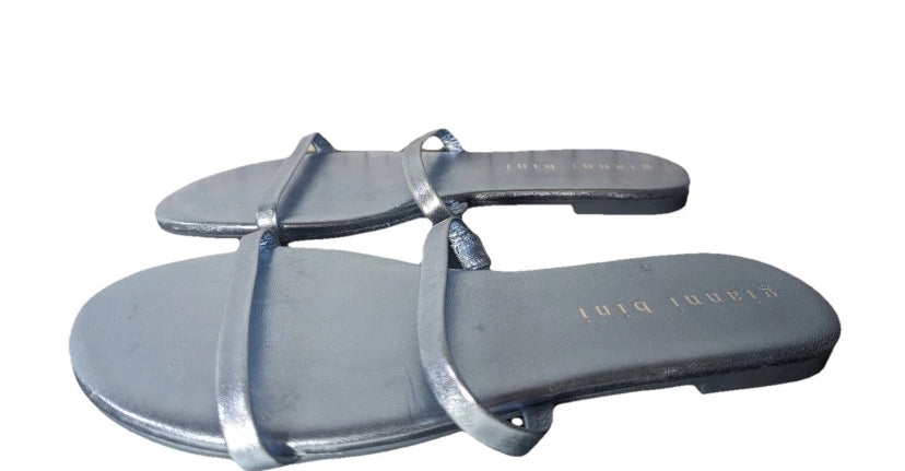 NEW - Size 9.5M Women's Gianni Bini Kaydie Sandals Slides Blue