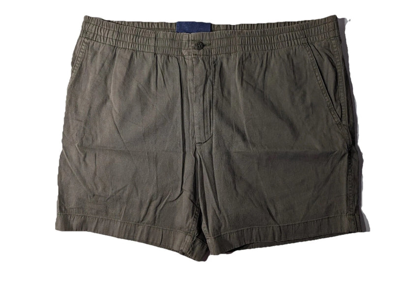 NEW Size 40 Men's Cremieux Atlantic Khaki Shorts 6" Inseam Drawstring Olive