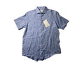 NEW Size S Mens Murano Short Sleeve Button Down Shirt Baird McNutt Linen Blue