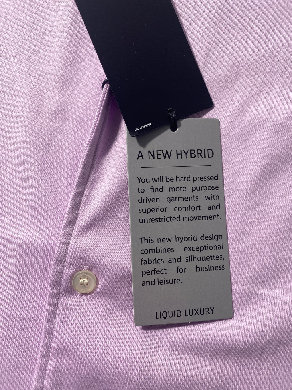 NEW Size S Mens Murano Short Sleeve Button Front Shirt Slim Fit Cotton Lilac $80