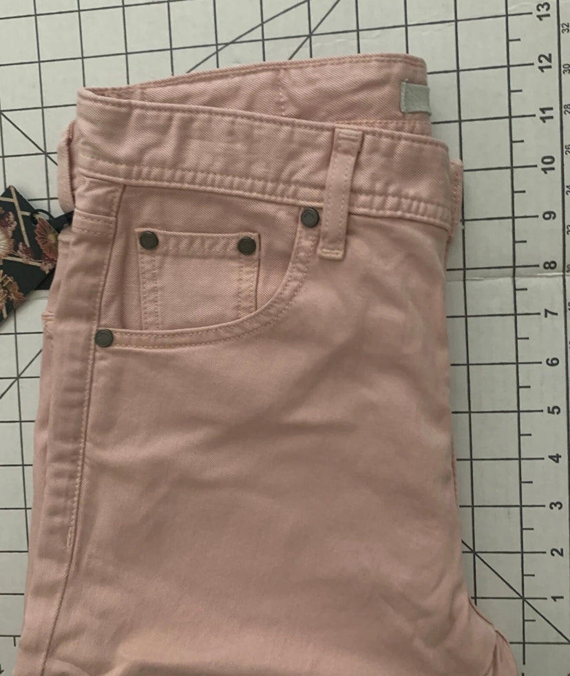 NEW 30 x 34 Mens Murano Avant Garden Evan Extra Slim Fit Flat Pants Peach $90