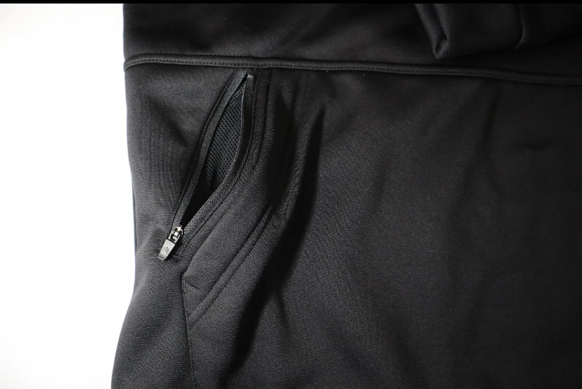 NWT NEW Small Solaris Men's 1/4 Zip Pullover Sweater Wicking Black MSRP $55