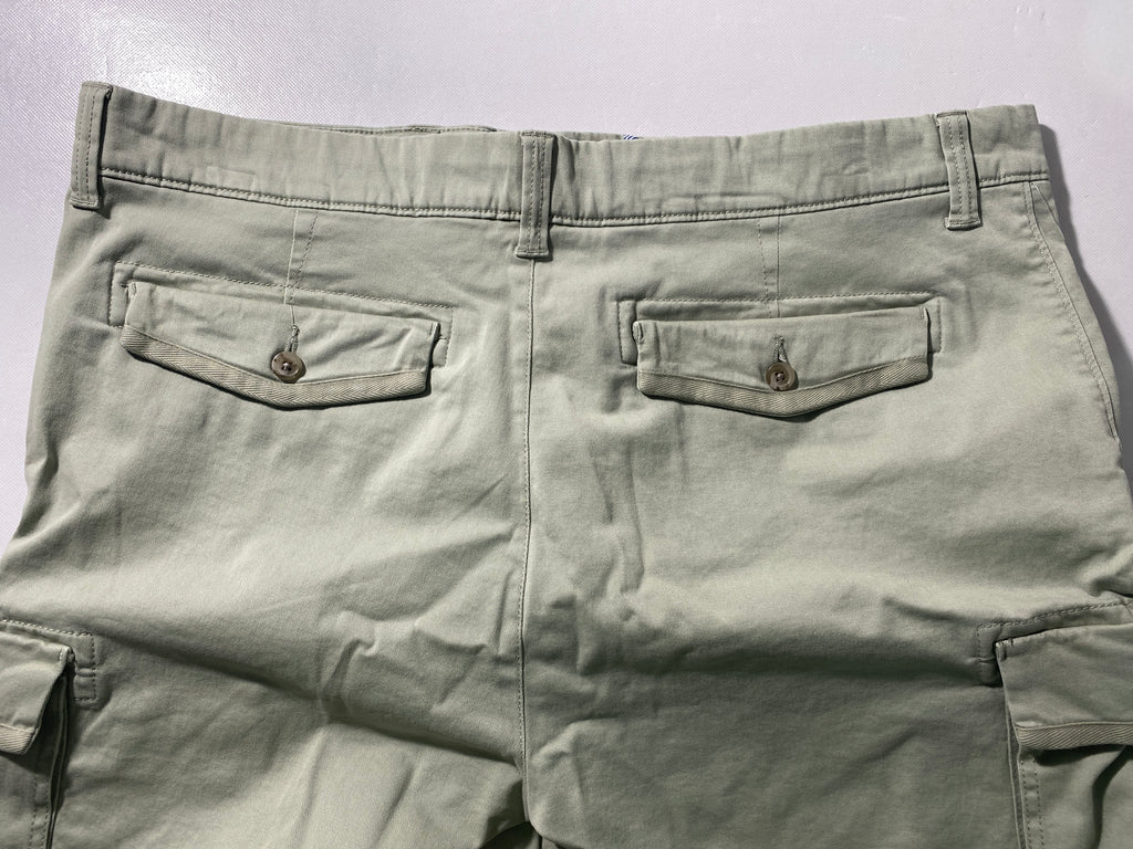 NEW Mens Size 42 Roundtree & Yorke R&R Cargo Short Cotton Blend 9"I Teagreen $50