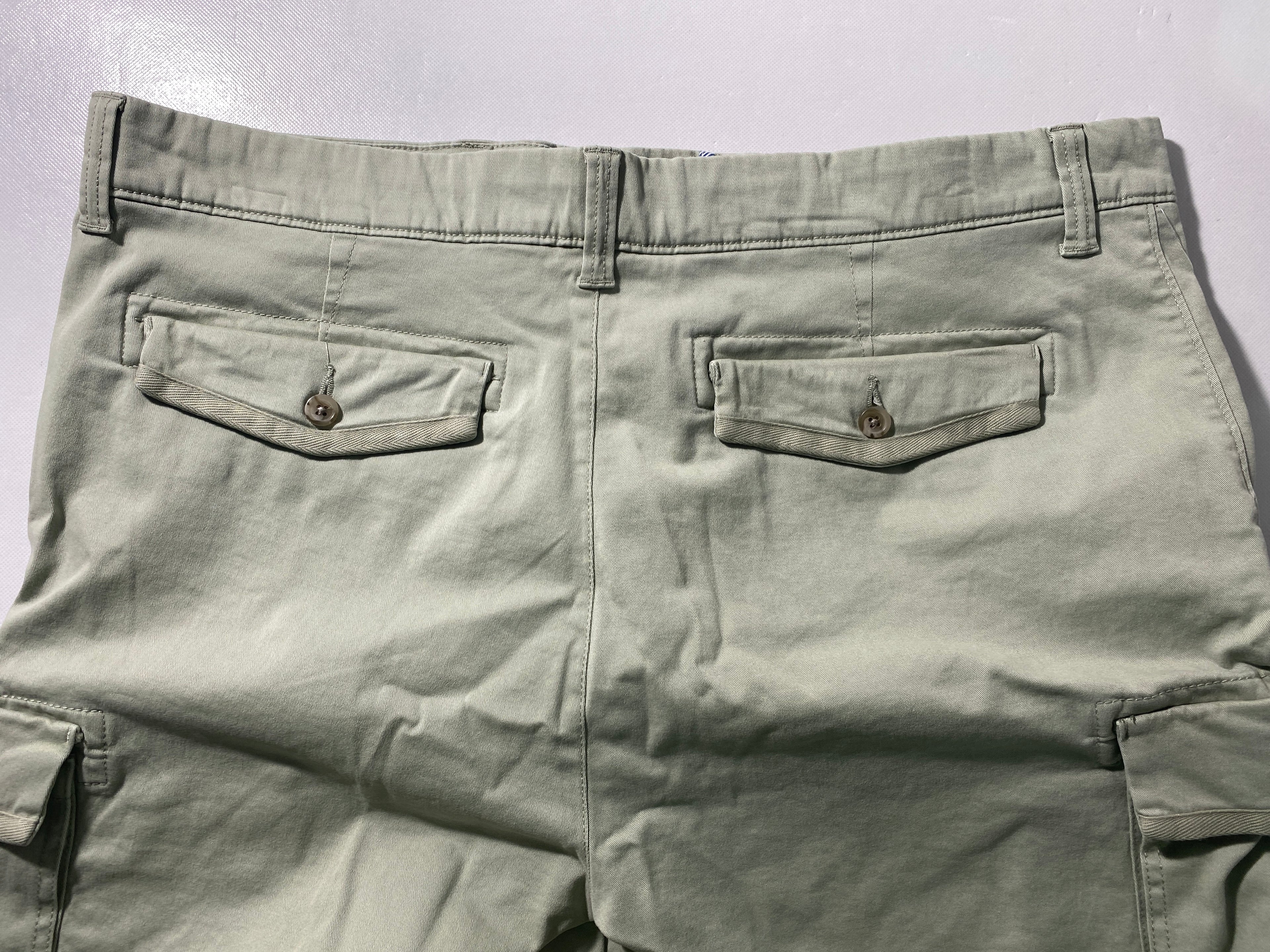 NEW Mens Size 42 Roundtree & Yorke R&R Cargo Short Cotton Blend 9"I Teagreen $50