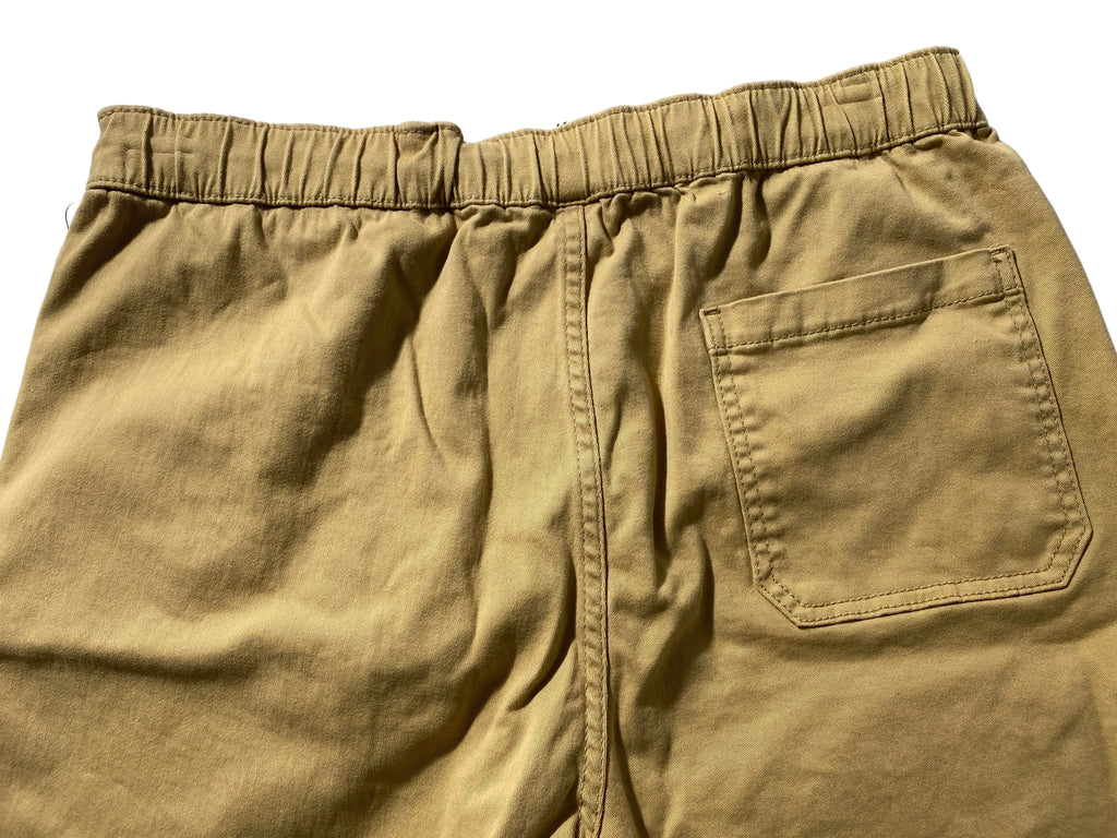 NWOT Mens Size L US Polo Assn Casual Shorts  7”I Cotton Spandex Drawstring Khaki