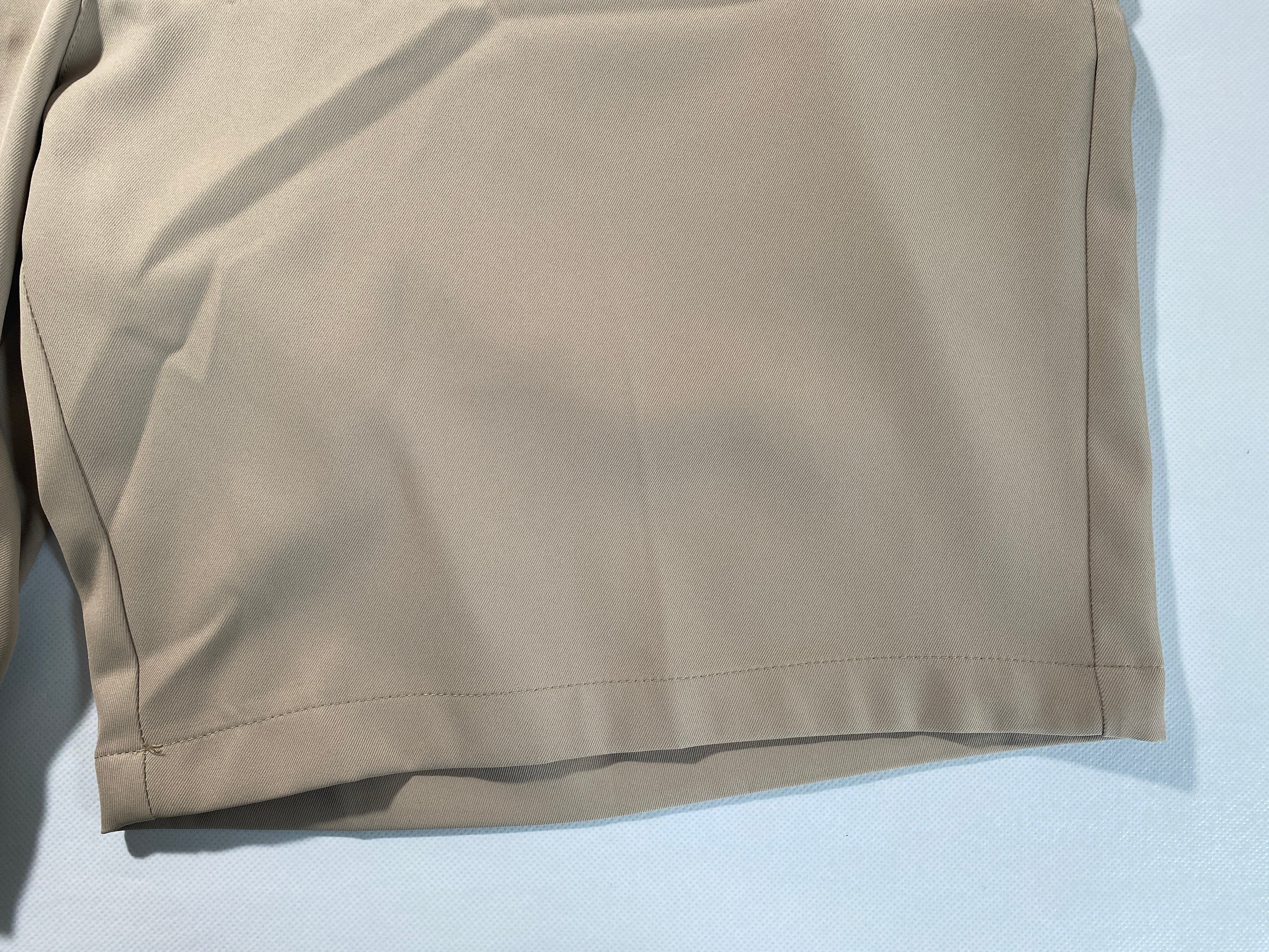 NEW Size 42 Mens Roundtree & Yorke Performance Chino Flat Shorts 8"I Khaki $50