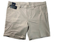 NEW Size 42 Mens Roundtree & Yorke Performance Chino Flat Shorts 8"I Stone $50