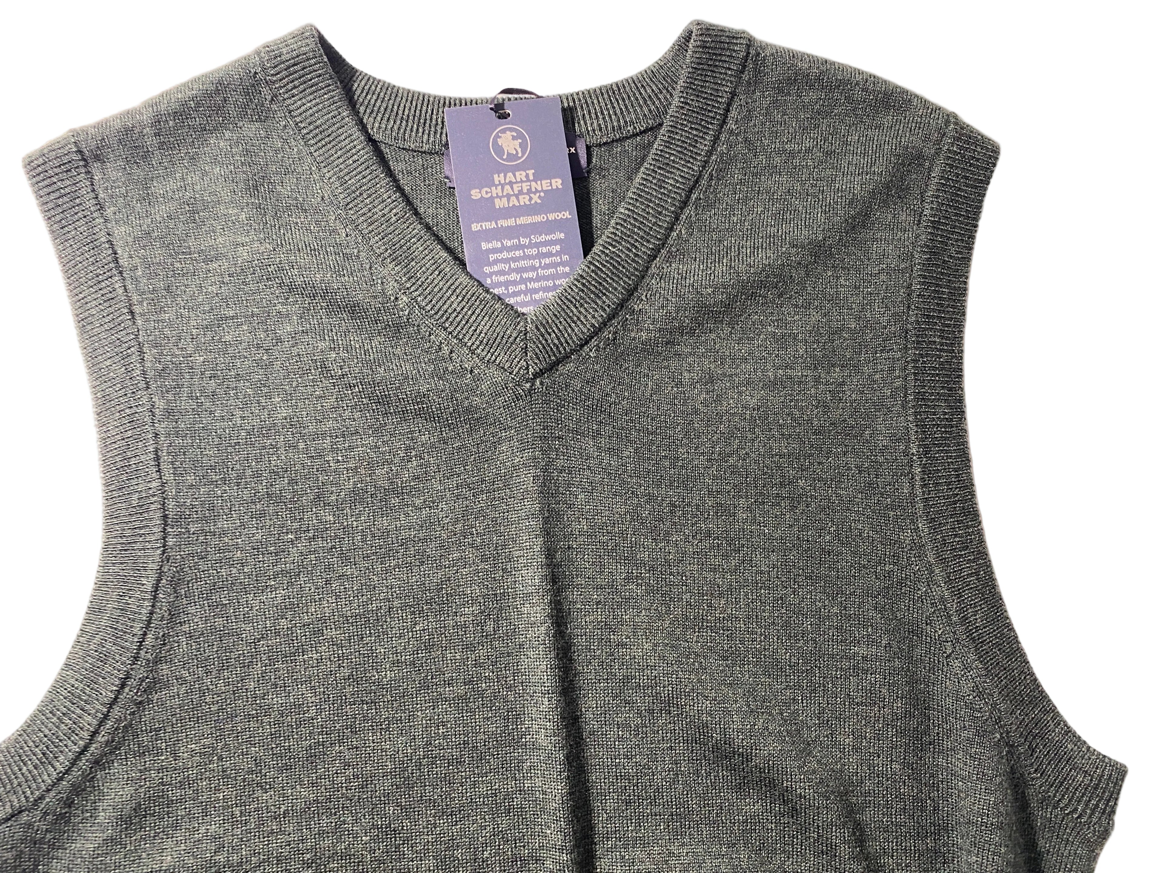 NEW Size S Mens Hart Schaffner Marx Sweater Vest Merino Wool Dark Spruce $80