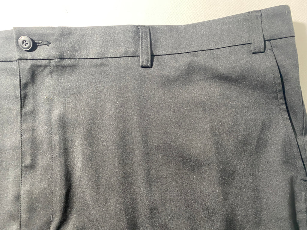NEW Size 52 Big Mens Roundtree & Yorke Performance Chino Flat Shorts 9I Caviar