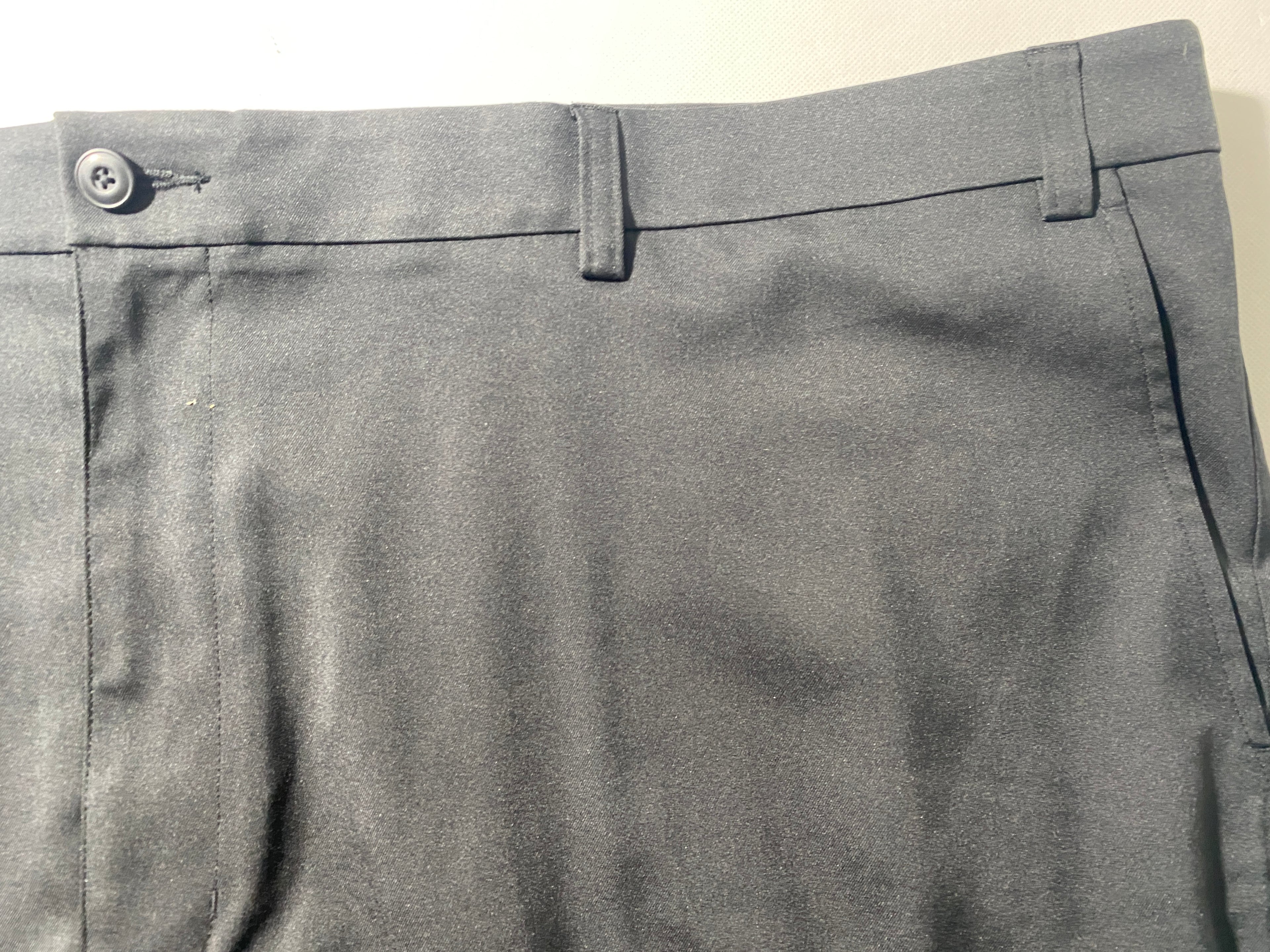 NEW Size 52 Big Mens Roundtree & Yorke Performance Chino Flat Shorts 9I Caviar