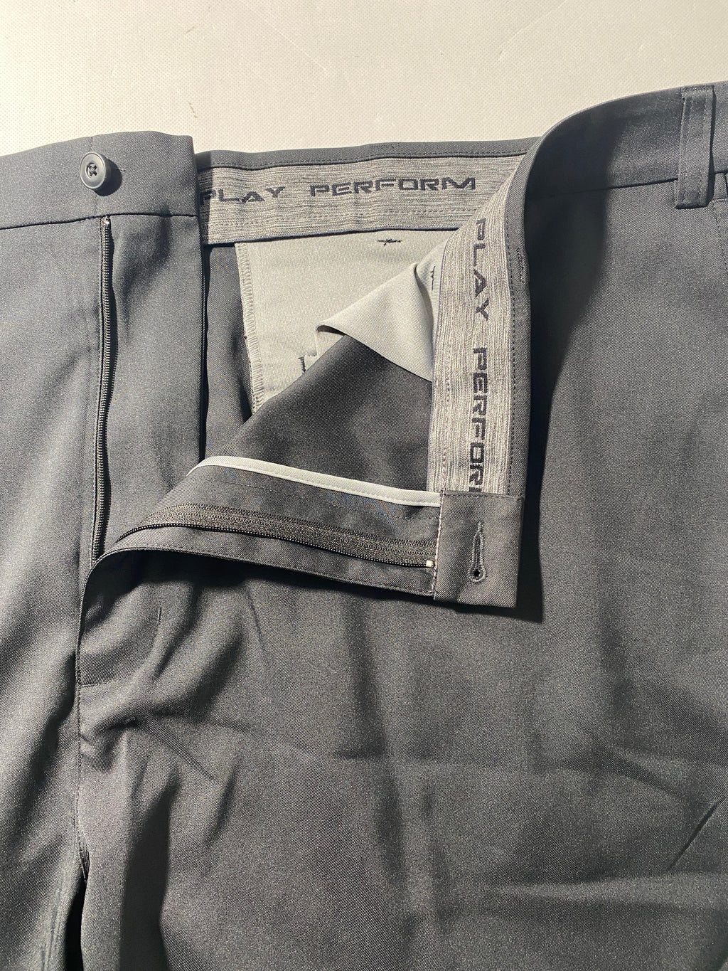 NEW Size 52 Big Mens Roundtree & Yorke Performance Chino Flat Shorts 9I Caviar
