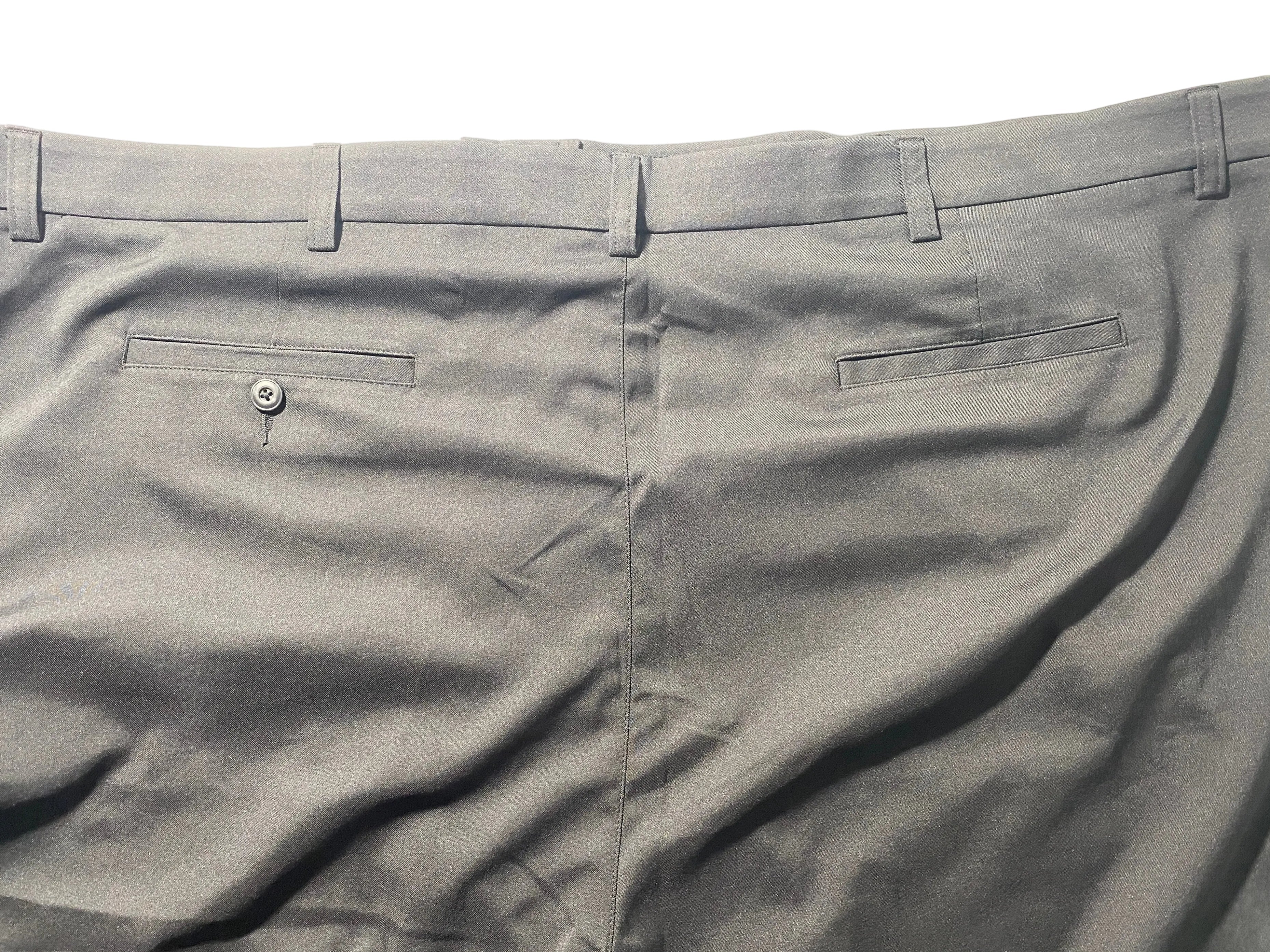 NEW Size 52 Big Mens Roundtree & Yorke Performance Chino Flat Shorts 9I Caviar