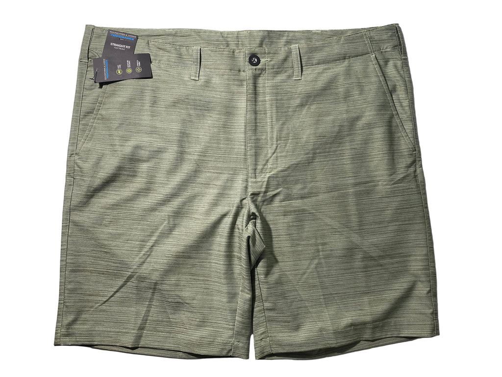 NEW Size 42 Mens Roundtree & Yorke Performance Chino Flat Shorts 9"I Olive $50