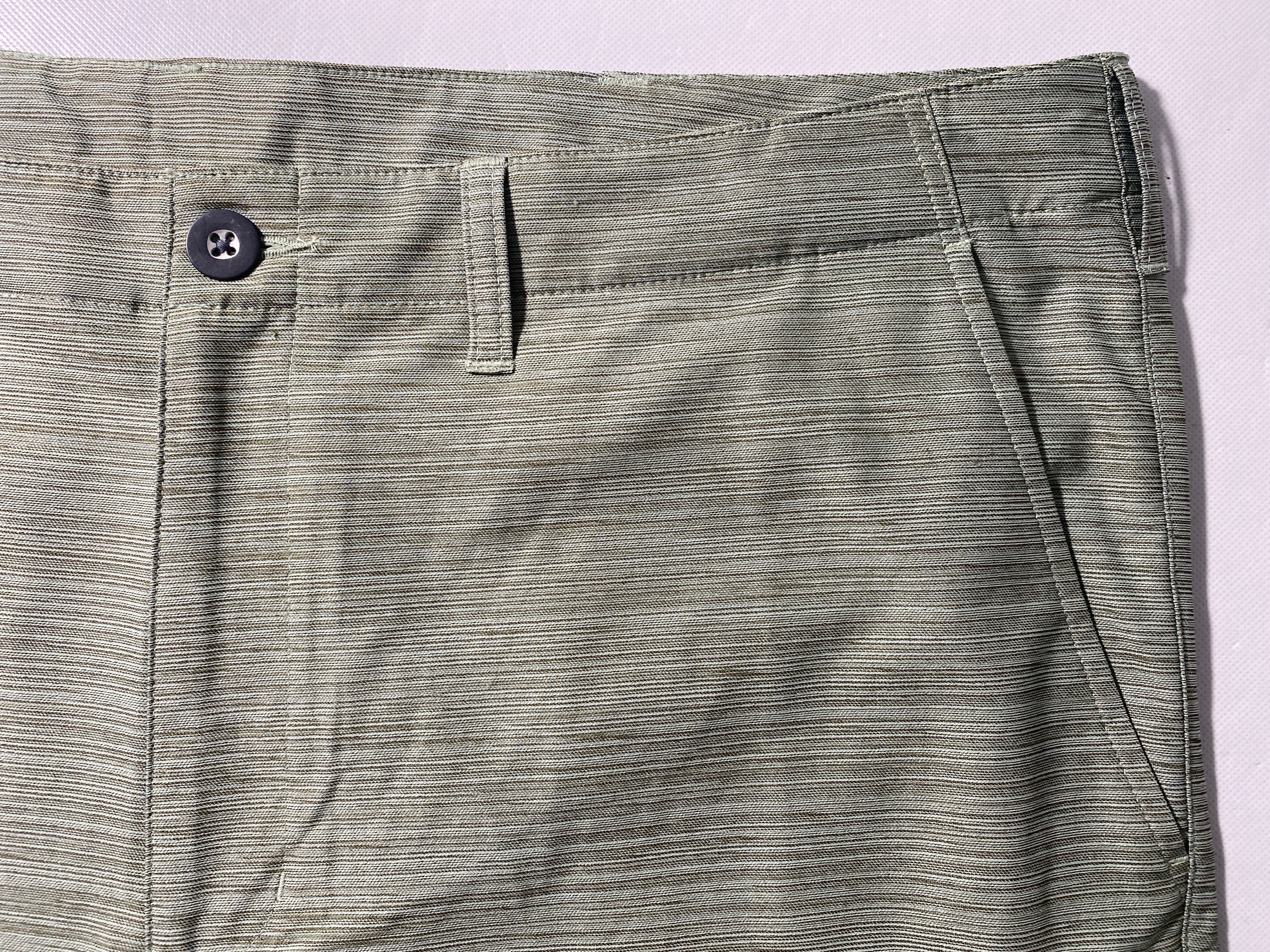 NEW Size 42 Mens Roundtree & Yorke Performance Chino Flat Shorts 9"I Olive $50
