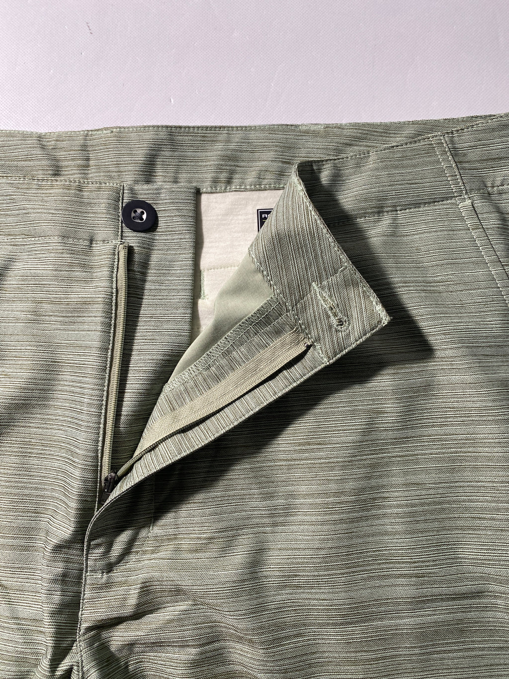 NEW Size 42 Mens Roundtree & Yorke Performance Chino Flat Shorts 9"I Olive $50