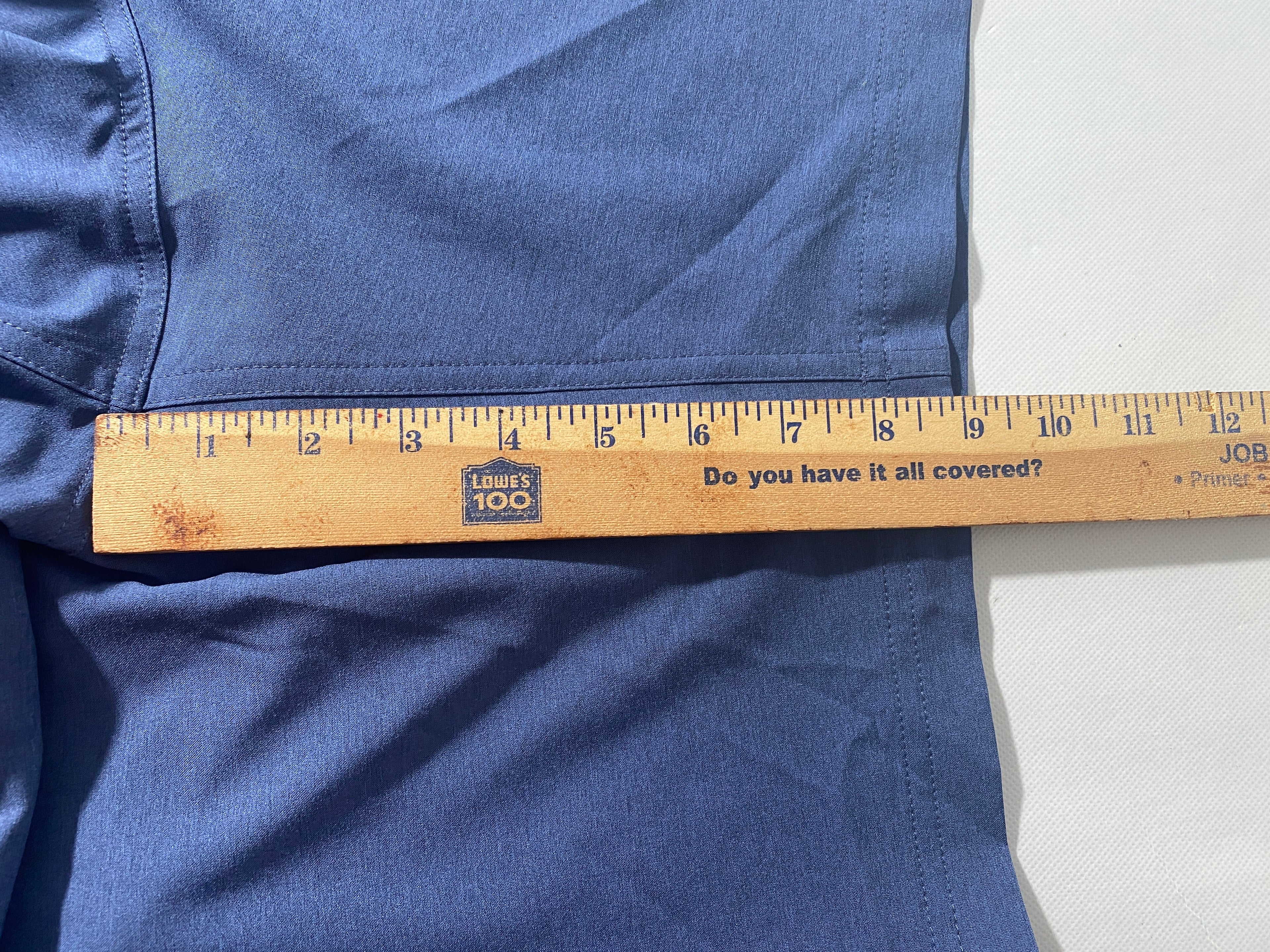 NEW Size 52 Big Mens Roundtree & Yorke Performance Chino Flat Shorts 9I Navy Htr