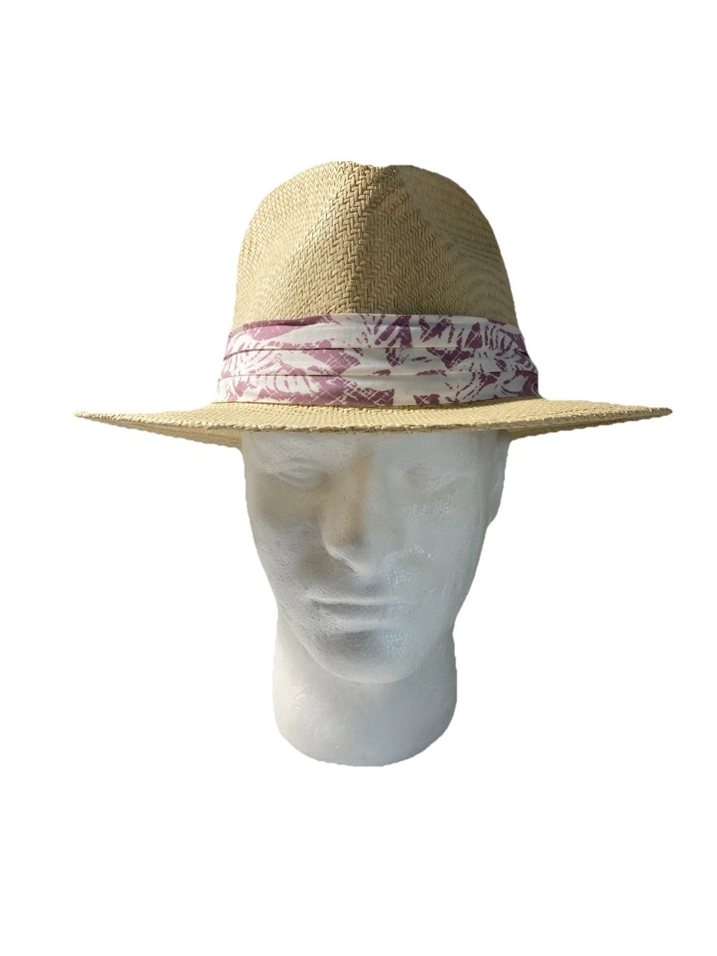 NEW with Tags Cremieux Blue Label Straw Purple Band with Logo Hat