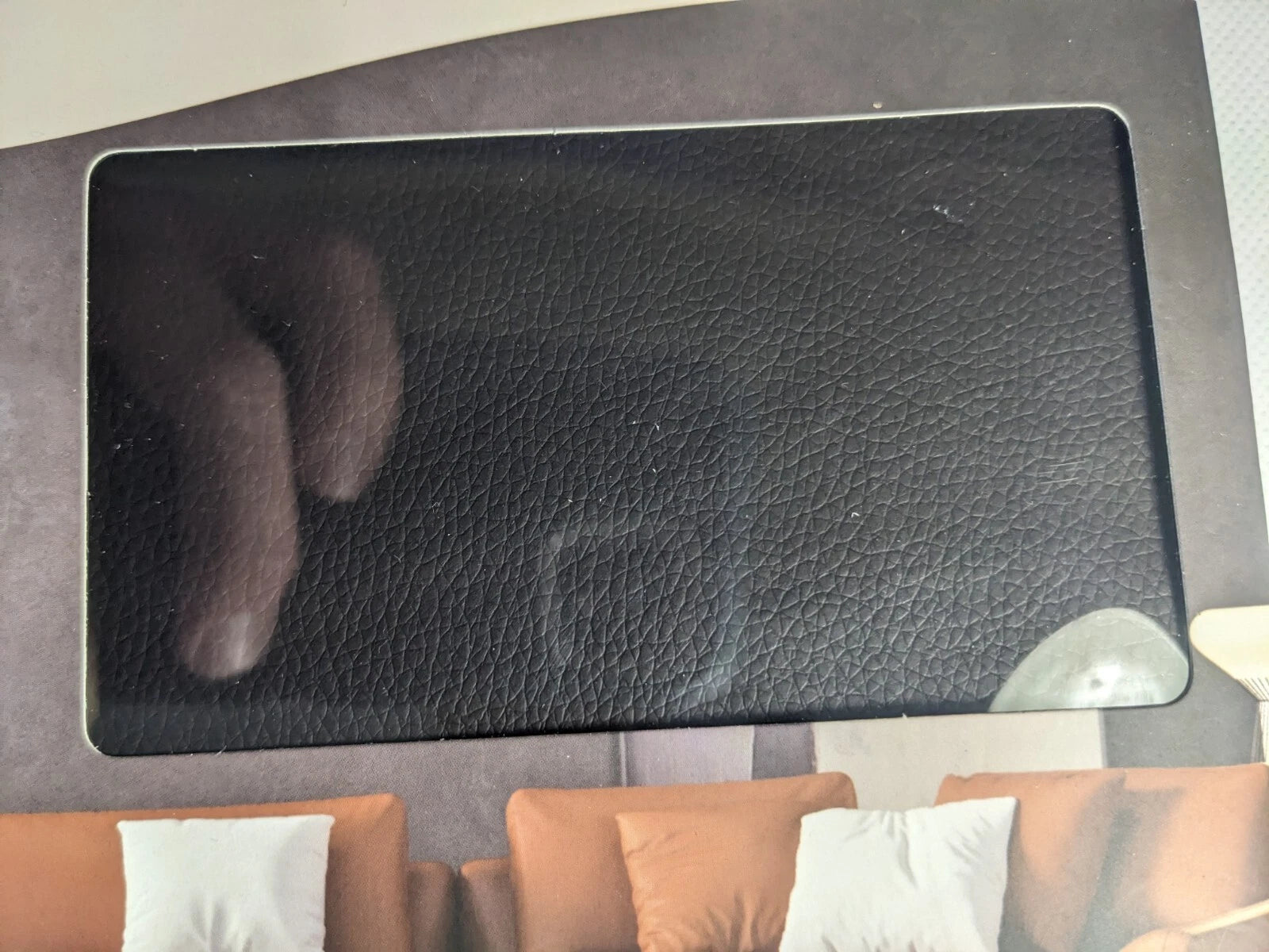 NEW- STMGOO Leather Repair Patch 2-Piece 8X11 In Self Adhesive Leather Coffee
