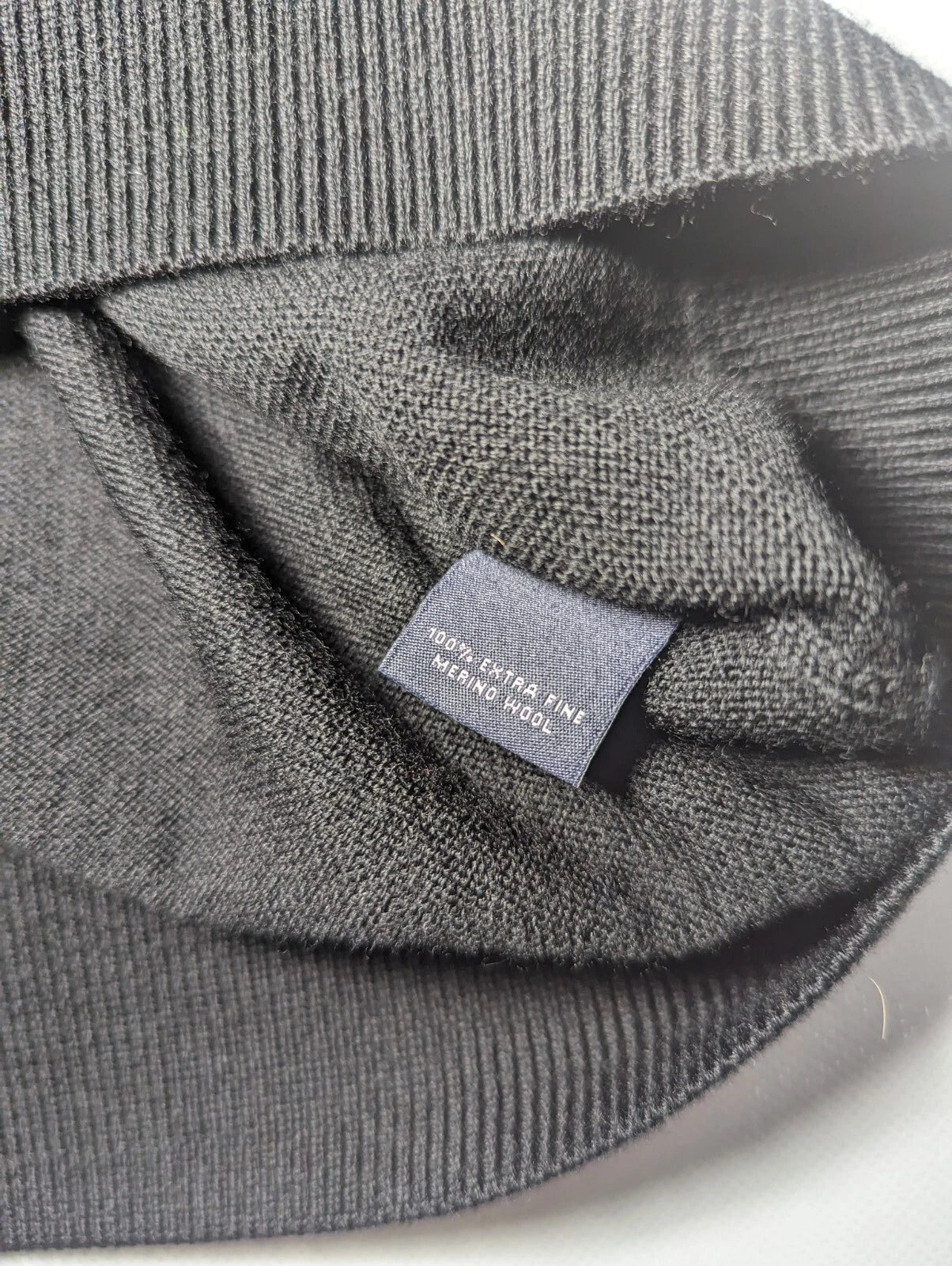 NEW- Big & Tall Mens Hart Schaffner Marx Sweater Vest Merino Wool Black $90