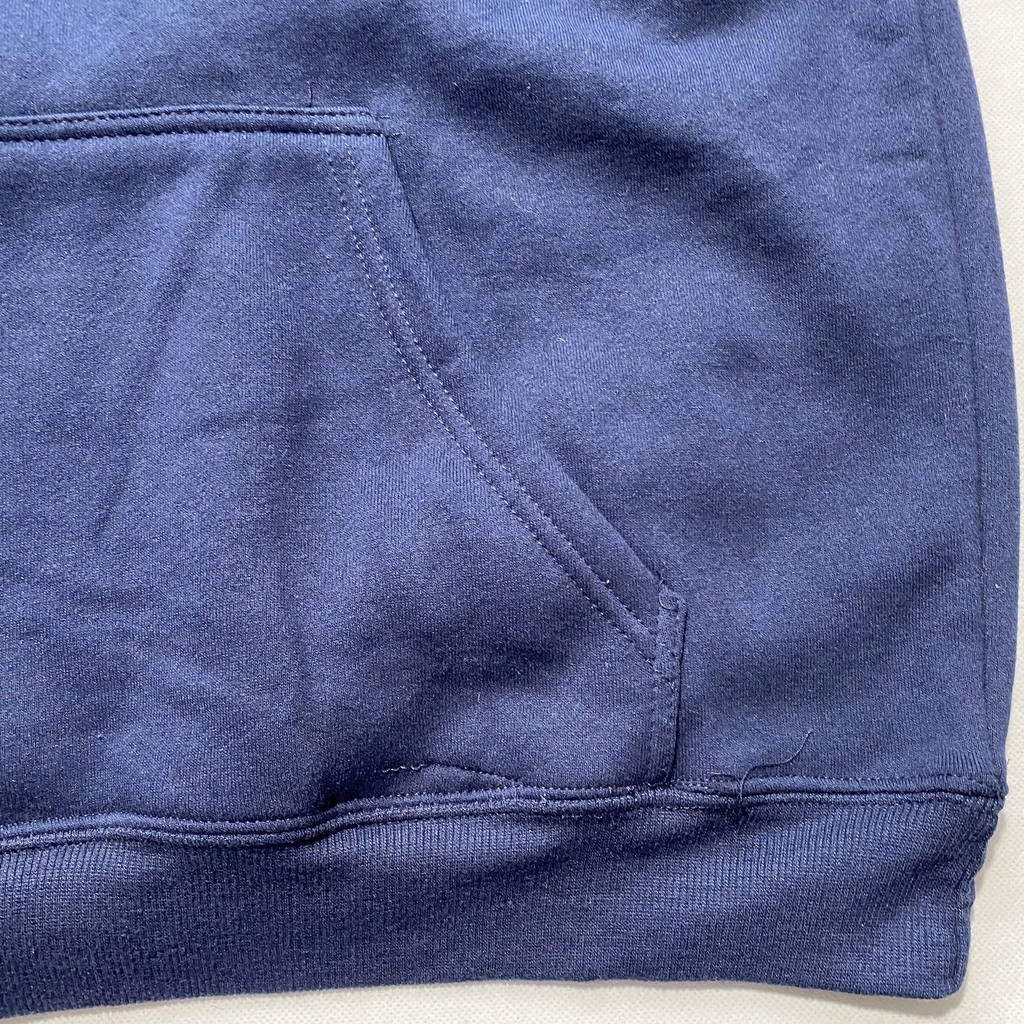 NEW Mens NYPD Sweatshirt Front Letters & Badge Hoodie Cotton Blend Navy