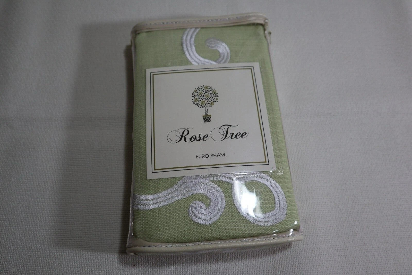 NEW ROSE TREE EURO Sham Wexford Cotton Green MSRP: $79