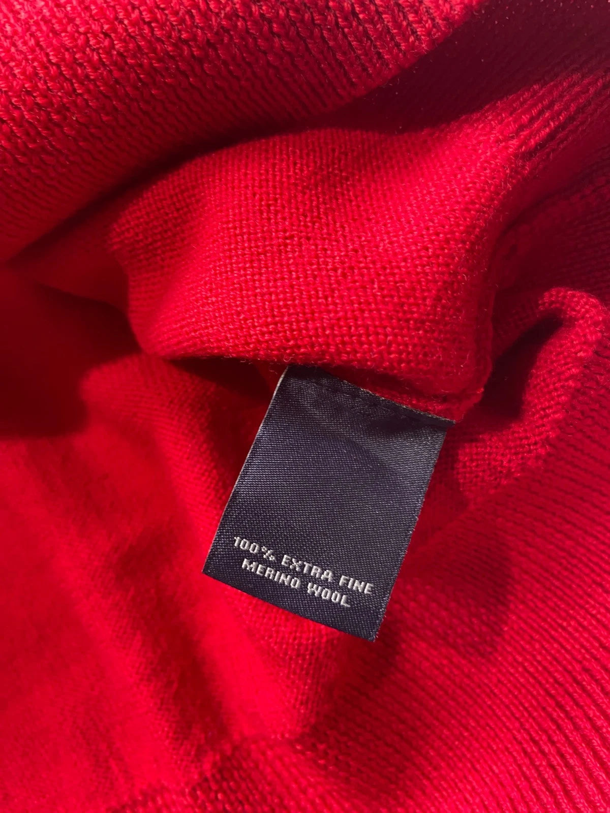 NEW Size S Mens Hart Schaffner Marx Sweater Vest Fine Merino Wool Red $80