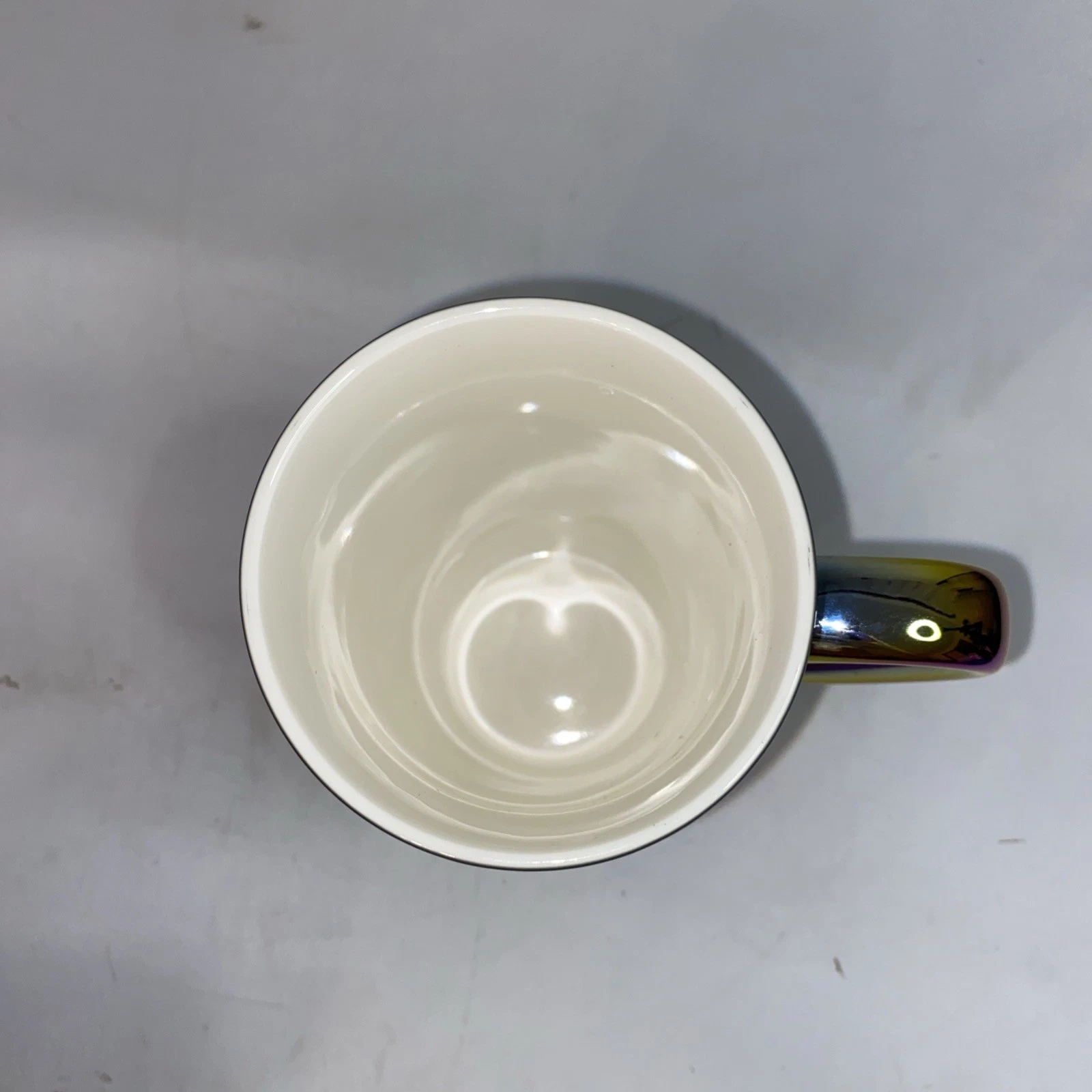 GOOD 16oz Starbucks Holiday Coffee Mug Rainbow Holographic Iridescent 2022
