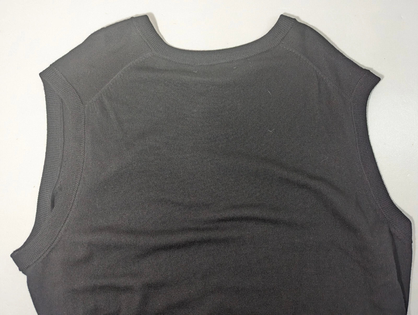 NEW- Big & Tall Mens Hart Schaffner Marx Sweater Vest Merino Wool Black $90