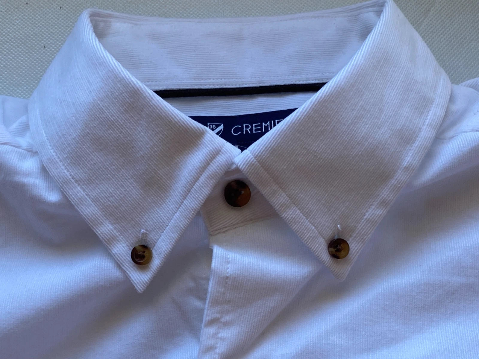 NEW Mens Cremieux Long Sleeve Button Down Shirt Cotton Down East String