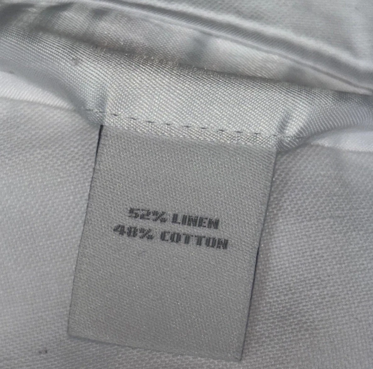 NEW Big & Tall Mens Murano Baird McNutt Slim-Fit Linen White Blazer Sports Coat