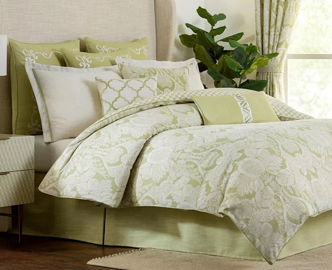 NEW ROSE TREE EURO Sham Wexford Cotton Green MSRP: $79