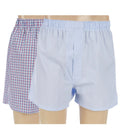 NEW Size 48 Big Mens Roundtree & Yorke Full Cut Inseam Boxers Blue 2-Pack