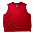 NEW Size XXL Mens Hart Schaffner Marx Sweater Vest Fine Merino Wool Red $80
