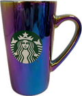 GOOD 16oz Starbucks Holiday Coffee Mug Rainbow Holographic Iridescent 2022